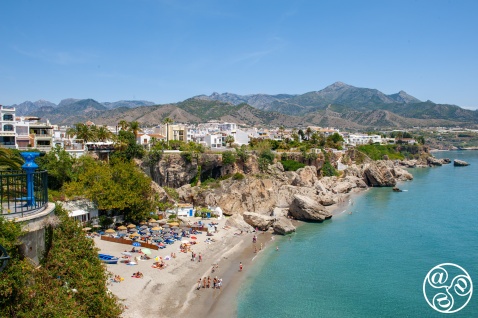 Calahonda Beach in Nerja – a small, picturesque gem, a picture-postcard views and classic Mediterranean charm.© Michelle Chaplow Calahonda Beach in Nerja – a small, picturesque gem, a picture-postcard views and classic Mediterranean charm.© Michelle Chaplow