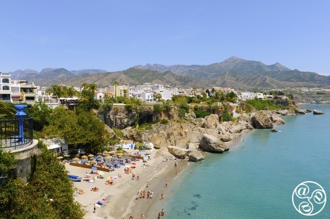 Picturesque coastal town of Nerja