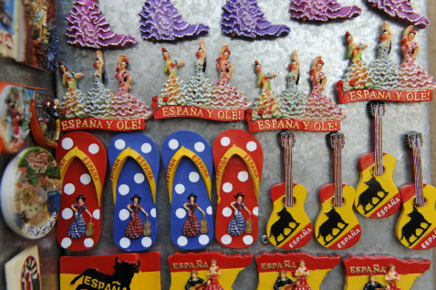 Souveniers on sale in Nerja © Michelle Chaplow