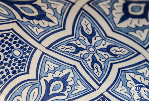 Traditional blue and white ceramics  © Michelle Chaplow