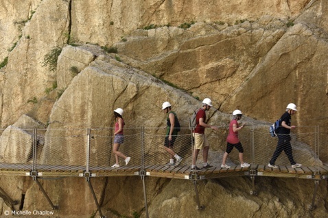 #CaminitodelRey you used to walk in both directions  © Michelle Chaplow