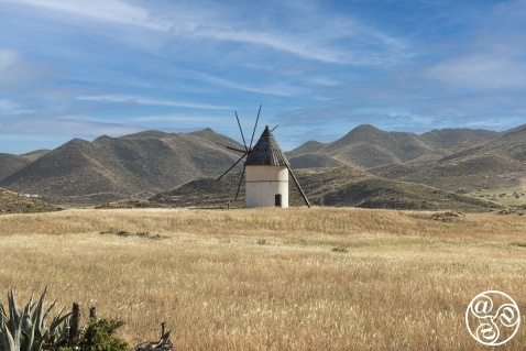 Cruising the stunning Almería coastline — don’t miss the charming windmill at Pozo de los Frailes, a hidden gem worth the stop! © Michelle Chaplow