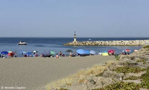 Torreguadiaro beach next to Sotogrande beach 