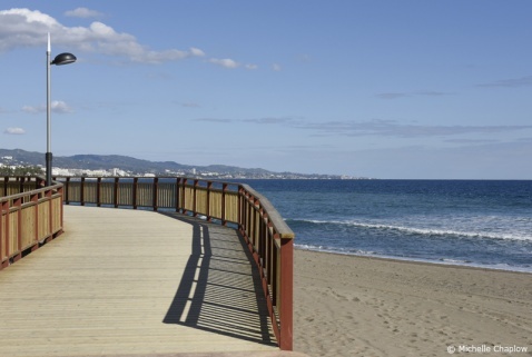 Boardwalk, Marbella, Malaga © Michelle Chaplow