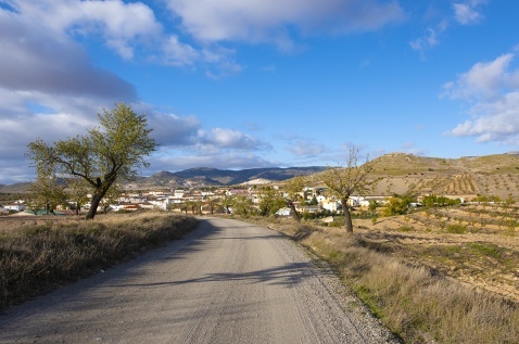 Driving through the village of Venta Quemada © Michelle Chaplow