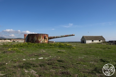 The 240mm Guillen Cannon from 1896, possibly the oldest large cannon on display in Spain. The 240mm Guillen Cannon from 1896, possibly the oldest large cannon on display in Spain. (c) Michelle Chaplow