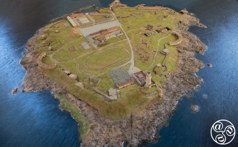 There is a very useful interactive map in the visitors centre that gives a bird´s eye view of the island There is a very useful interactive map in the visitors centre that gives a bird´s eye view of the island © Michelle Chaplow