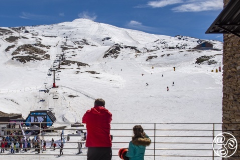 Sierra Nevada Ski Resort, from Borreguilles looking up to La Valeta Sierra Nevada Ski Resort, from Borreguilles looking up to La Valeta (c) Michelle Chaplow