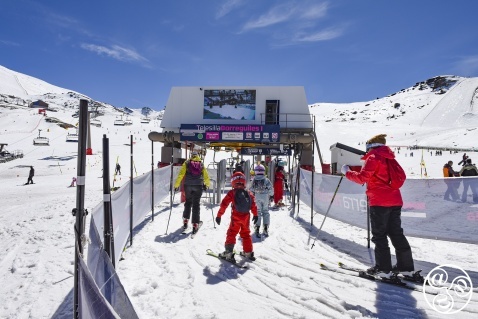 The Sierra Nevada, home to the only ski resort in Andalucia. The Sierra Nevada, home to the only ski resort in Andalucia.
