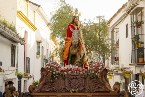 Palm Sunday 2025 in Estepona - Borriquita Domingo de Ramos © Michelle Chaplow