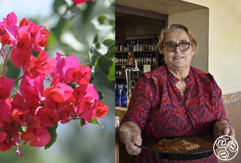Doña Manuela with her famous arroz con polloat Restaurant Castillo © Michelle Chaplow