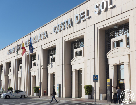 Malaga Airport (AGP), officially known as Malaga-Costa del Sol Airport ( Aeropuerto de Málaga-Costa del Sol ) © Michelle Chaplow
