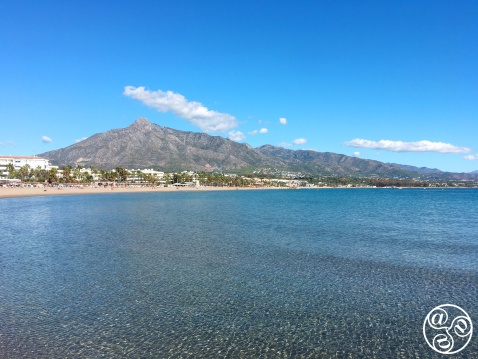 Dip your toes in the crystal clear waters of Marbella © Michelle Chaplow