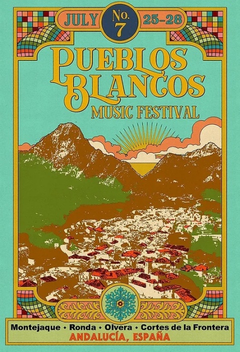 Pueblos Blancos Music Festival 2024 poster