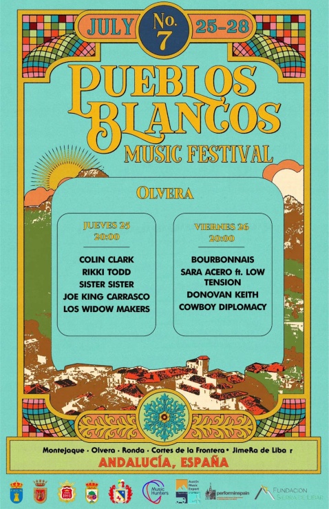 Pueblos Blancos Music Festival 2024 - Olvera line up