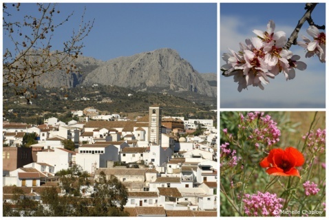 The white village of Riogordo © Michelle Chaplow