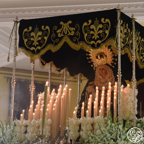 Holy week in Estepona. Our lady of Hope / Virgen de la Ezperanza ©Michelle Chaplow
