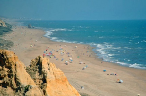 The untouched, clean beaches at Mazagón