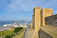 Tangier Kasbah overlooking the port © Michelle Chaplow